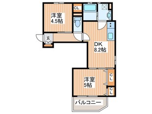 スリール明和Ⅰの物件間取画像